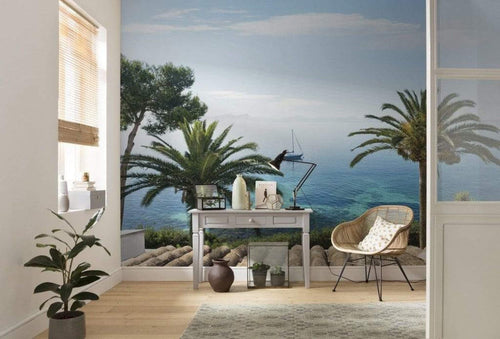 Komar Paradise View Vlies Fotobehang 450x280cm 9 banen Sfeer | Yourdecoration.nl