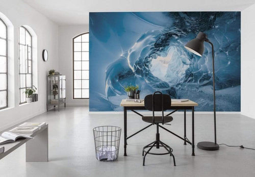 Komar The Eye of the Glacier Vlies Fotobehang 450x280cm 9 banen Sfeer | Yourdecoration.nl