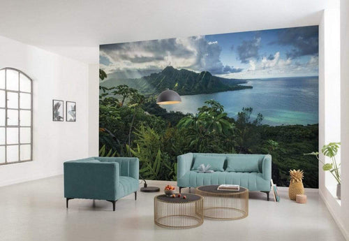 Komar Jurassic Island Vlies Fotobehang 450x280cm 9 banen Sfeer | Yourdecoration.nl