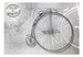 Fotobehang - Vintage Bicycles Black and White - Vliesbehang