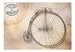 Fotobehang - Vintage Bicycles Sepia - Vliesbehang