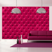 Fotobehang - Fuchsia Rhombuses - Vliesbehang