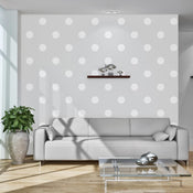 Fotobehang - Cheerful Polka Dots - Vliesbehang