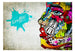 Fotobehang - Graffiti Beauty - Vliesbehang