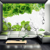 Fotobehang - Colors of Spring Green - Vliesbehang