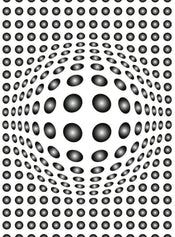 Wizard+Genius Dots Black And White Vlies Fotobehang 192x260cm 4 banen | Yourdecoration.nl