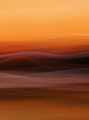 Wizard+Genius Orange Fog Vlies Fotobehang 192x260cm 4 banen | Yourdecoration.nl