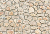 Wizard+Genius Natural Stone Wall I Vlies Fotobehang 384x260cm 8 banen | Yourdecoration.nl