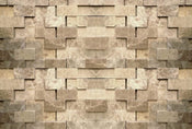 Wizard+Genius 3D Stone Wall Vlies Fotobehang 384x260cm 8 banen | Yourdecoration.nl