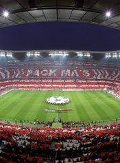 Wizard+Genius FCB Stadion Choreo Vlies Fotobehang 192x260cm 4 banen | Yourdecoration.nl