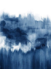 Wizard+Genius Brush Strokes Blue Vlies Fotobehang 192x260cm 4 banen | Yourdecoration.nl