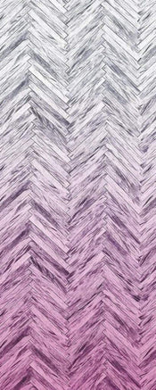 Komar Herringbone Pink Vlies Fotobehang 100x250cm 1 baan | Yourdecoration.nl