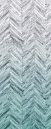 Komar Herringbone Mint Vlies Fotobehang 100x250cm 1 baan | Yourdecoration.nl