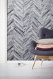 Komar Herringbone Pure Vlies Fotobehang 100x250cm 1 baan Sfeer | Yourdecoration.nl