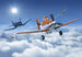 Komar Planes Above the Clouds Fotobehang 368x254cm | Yourdecoration.nl