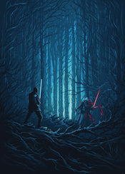 Komar Vlies Fotobehang Iadx4 003 Star Wars Wood Fight | Yourdecoration.nl