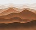 Komar Macchiato Mountains Vlies Fotobehang 300x250cm 6 banen | Yourdecoration.nl