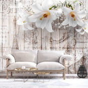 Fotobehang - Parisian Lilies - Vliesbehang