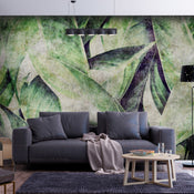 Fotobehang - Industrial Leaves - Vliesbehang