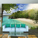 Artgeist Sunny Beach Vlies Fotobehang Sfeer | Yourdecoration.nl