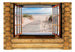 Fotobehang - Beach Outside the Window - Vliesbehang