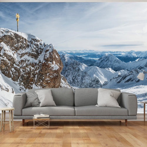 Fotobehang - Alps Zugspitze - Vliesbehang