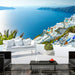 Fotobehang - View on Santorini - Vliesbehang