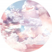 Komar Candy Sky Fotobehang 125x125cm Rond | Yourdecoration.nl