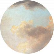 Komar Relic Clouds Fotobehang 125x125cm Rond | Yourdecoration.nl