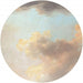 Komar Relic Clouds Fotobehang 125x125cm Rond | Yourdecoration.nl