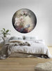 Komar Flemish Flowers Fotobehang 125x125cm Rond Sfeer | Yourdecoration.nl