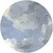 Komar Simply Sky Fotobehang 125x125cm Rond | Yourdecoration.nl