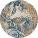 Komar Goddess Fotobehang 125x125cm Rond | Yourdecoration.nl