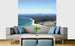 Dimex Aerial View of Beach Fotobehang 225x250cm 3 banen Sfeer | Yourdecoration.nl