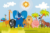 Dimex Africa Animals Fotobehang 375x250cm 5 banen | Yourdecoration.nl