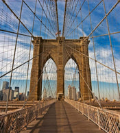 Dimex Brooklyn Bridge Fotobehang 225x250cm 3 banen | Yourdecoration.nl