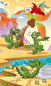 Dimex Crocodiles Fotobehang 150x250cm 2 banen | Yourdecoration.nl