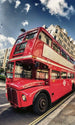 Dimex Double Decker Bus Fotobehang 150x250cm 2 banen | Yourdecoration.nl