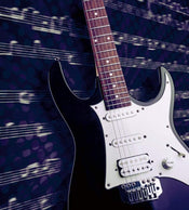 Dimex Electric Guitar Fotobehang 225x250cm 3 banen | Yourdecoration.nl