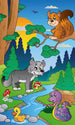 Dimex Forest Animals Fotobehang 150x250cm 2 banen | Yourdecoration.nl