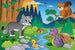 Dimex Forest Animals Fotobehang 375x250cm 5 banen | Yourdecoration.nl