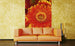 Dimex Gerbera Fotobehang 150x250cm 2 banen Sfeer | Yourdecoration.nl