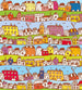 Dimex Houses in Town Fotobehang 225x250cm 3 banen | Yourdecoration.nl