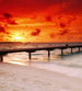 Dimex Jetty in Sunset Fotobehang 225x250cm 3 banen | Yourdecoration.nl