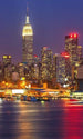 Dimex Manhattan at Night Fotobehang 150x250cm 2 banen | Yourdecoration.nl