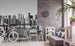 Dimex Manhattan Gray Fotobehang 225x250cm 3 banen Sfeer | Yourdecoration.nl