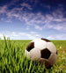 Dimex Soccer Ball Fotobehang 225x250cm 3 banen | Yourdecoration.nl