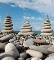 Dimex Stack of Stones Fotobehang 225x250cm 3 banen | Yourdecoration.nl