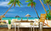 Dimex Tropical Beach Fotobehang 375x250cm 5 banen Sfeer | Yourdecoration.nl