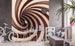 Dimex Twisted Tunel Fotobehang 225x250cm 3 banen Sfeer | Yourdecoration.nl